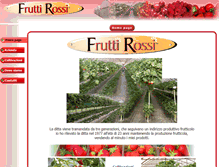 Tablet Screenshot of fruttirossi.com
